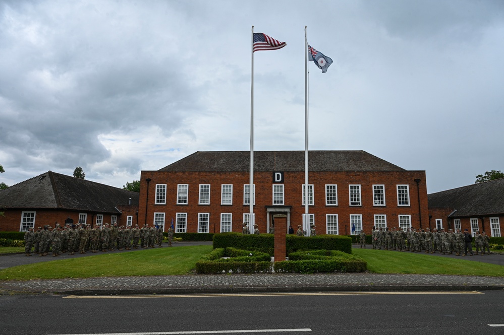 RAF Mildenhall hosts 100th Air Refueling Wing retreat