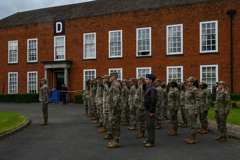 RAF Mildenhall hosts 100th Air Refueling Wing retreat