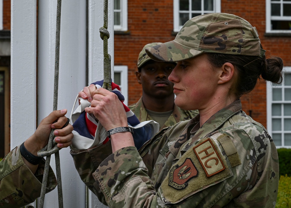 RAF Mildenhall hosts 100th Air Refueling Wing retreat