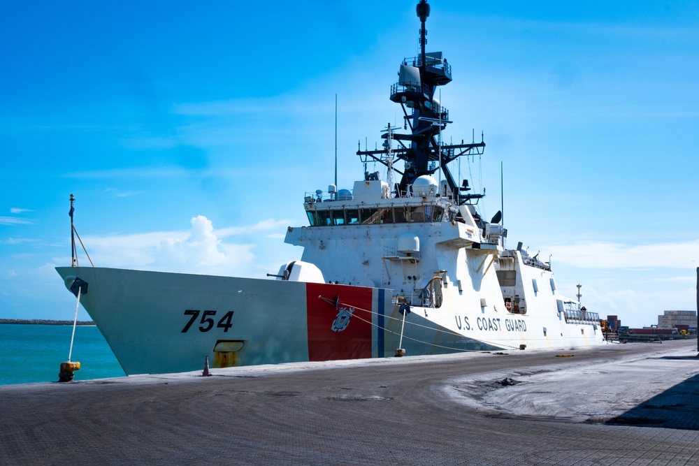 U.S. Coast Guard Cutter James arrives in Fortaleza, Brazil