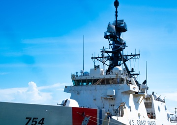 U.S. Coast Guard Cutter James arrives in Fortaleza, Brazil