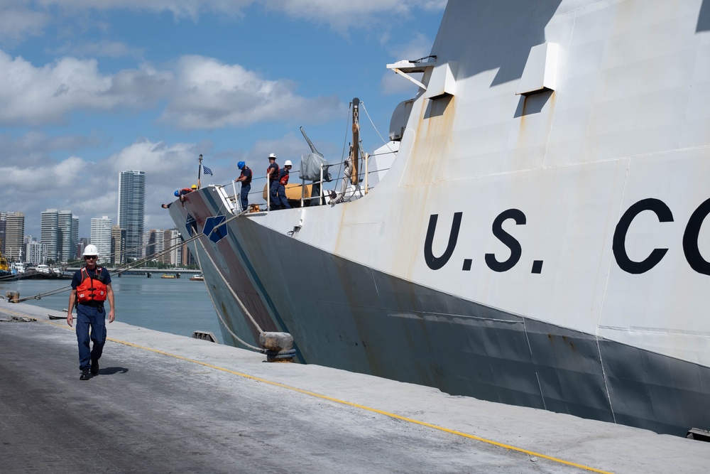 U.S. Coast Guard Cutter James arrives in Fortaleza, Brazil