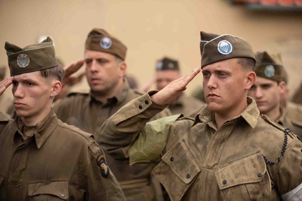 &quot;Filthy 13&quot; honored near Carentan at D-Day 80