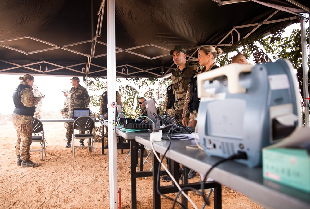 Italian Joint Force Headquarters simulates non-combatant evacuation operations at African Lion