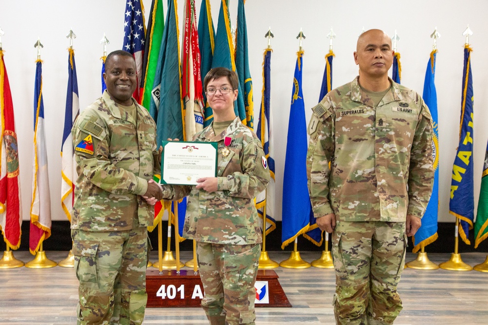 401st AFSB Change of Command Ceremony