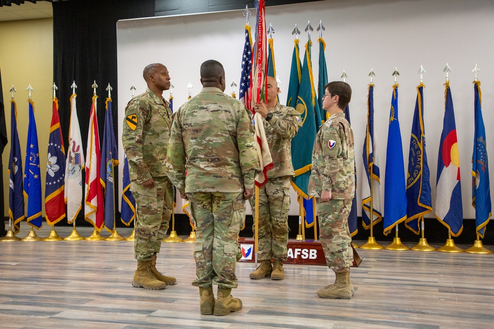 401st AFSB Change of Command Ceremony