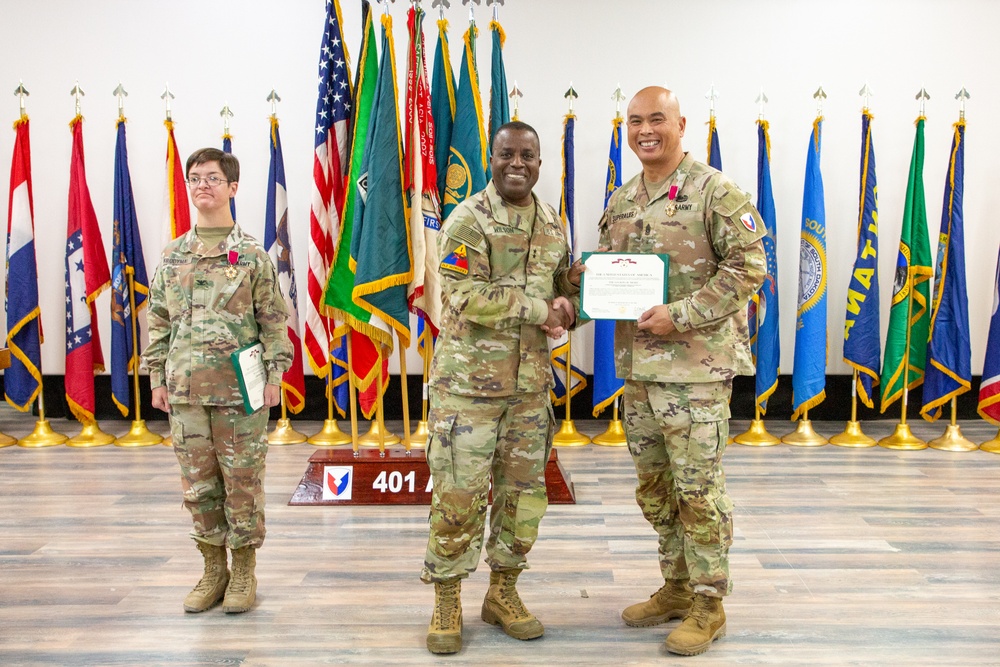 401st AFSB Change of Command Ceremony