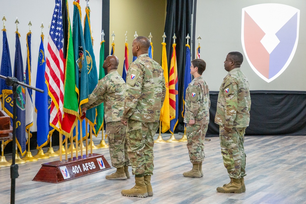 401st AFSB Change of Command Ceremony