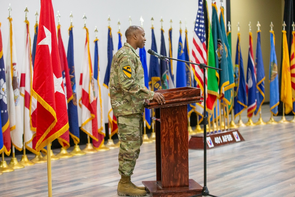 401st AFSB Change of Command Ceremony