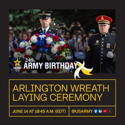 Army Birthday 249 - Livestream Event Graphic [Image 1 of 2]