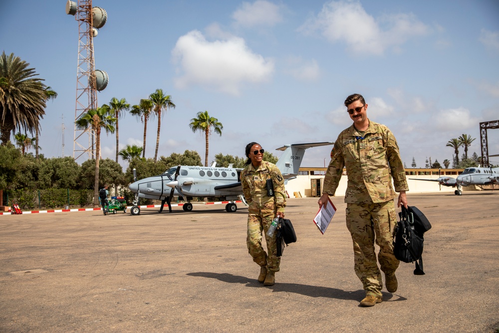 244 ECAB Flight Operations at Exercise African Lion