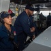 USS Ronald Reagan (CVN 76) Sailors stand  watch in the pilot house