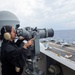 USS Ronald Reagan (CVN 76) Sailors stand  watch in the pilot house