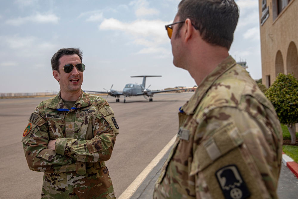 244th Expeditionary Combat Aviation Brigade Supports African Lion 24