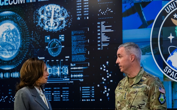 USSPACECOM hosts Vice President