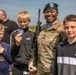 Soldiers join local school children in DDay 80 ceremony