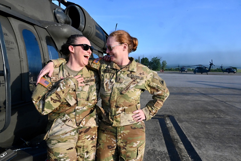 DCARNG All-Female Flight Crew Commemorates 50 years of Women in Modern Aviation