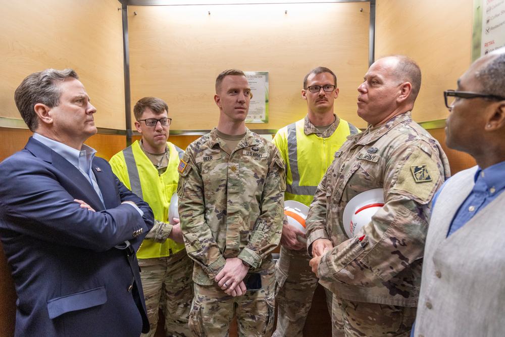 USACE Briefs Congressman on Electrical Assessments on Critical Infrastructure