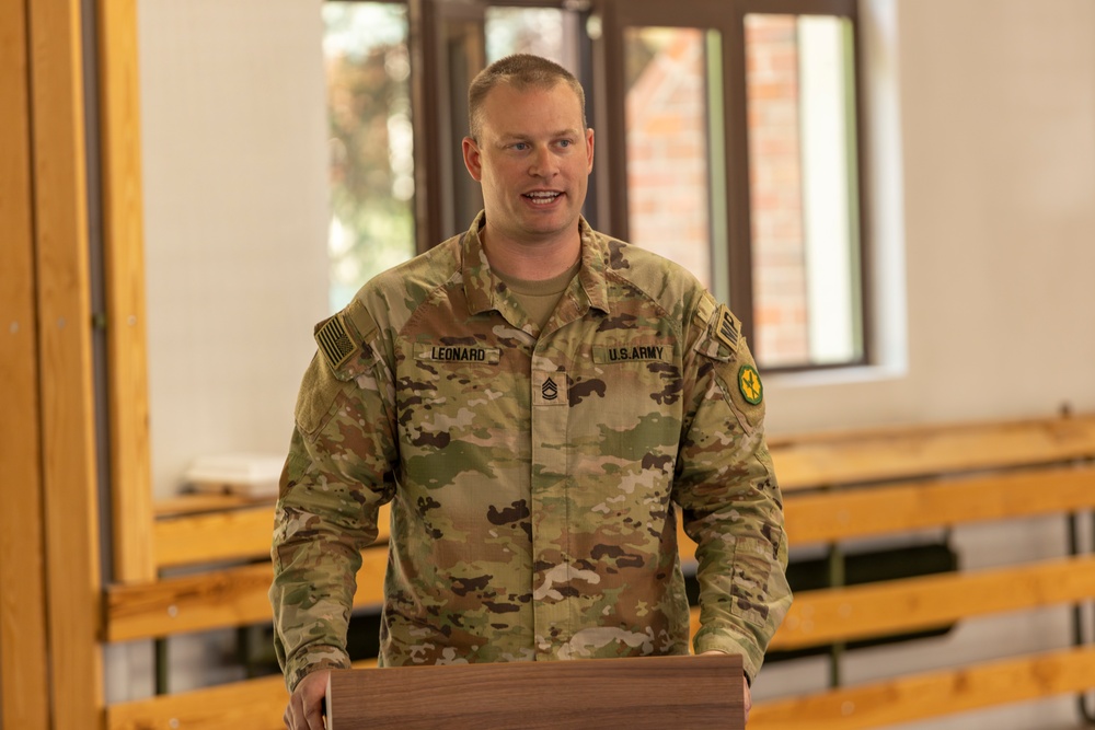 317th Military Police Battalion hosts NCO Induction Ceremony on Camp Kościuszko