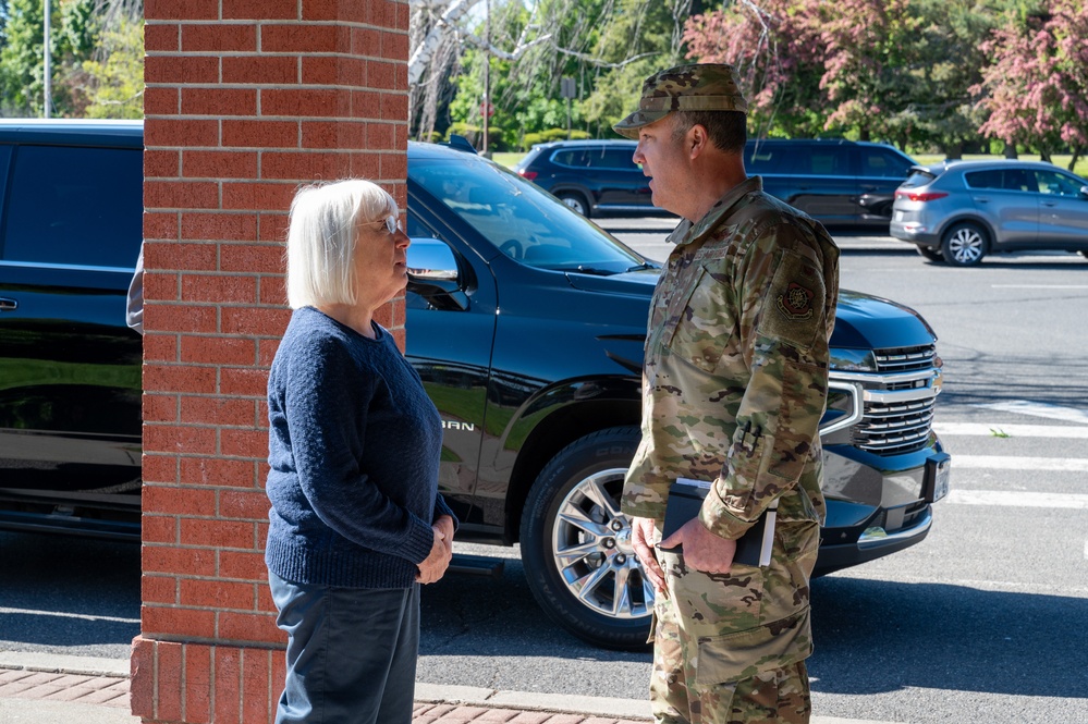 Senator Patty Murray visits Fairchild AFB