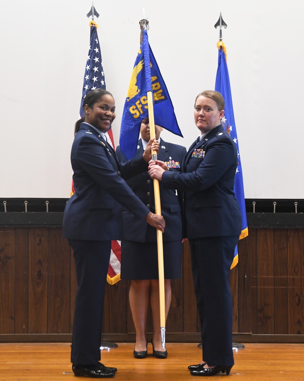 Lt. Col. Stephanie Cherrier takes command of 459th SFS