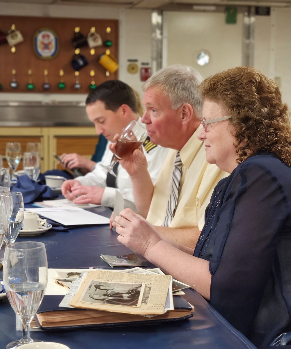 FITZGERALD FAMILY HONORED AT CEREMONY ABOARD THE HISTORIC DESTROYER