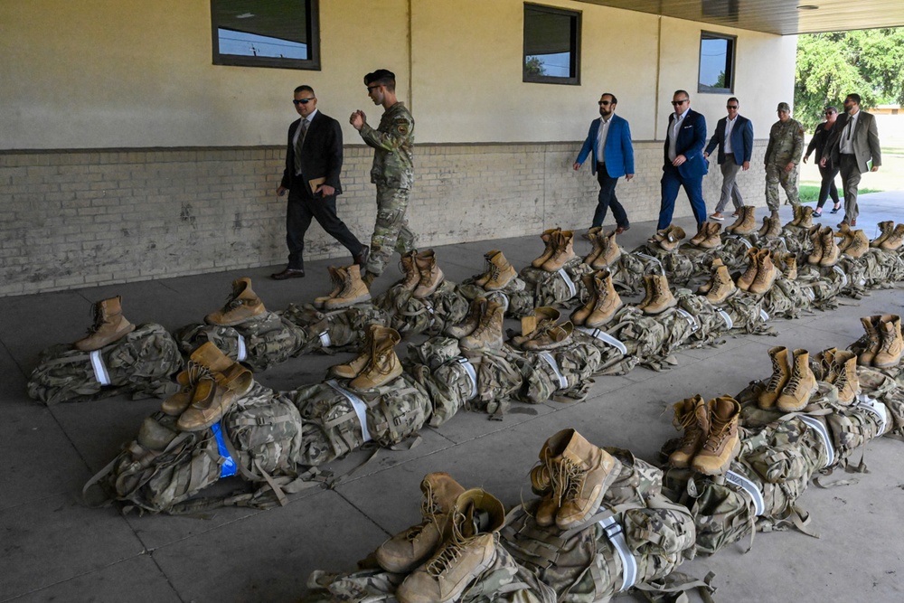 Chris Wingate and Javier Salinas visit Joint Base San Antonio-Lackland