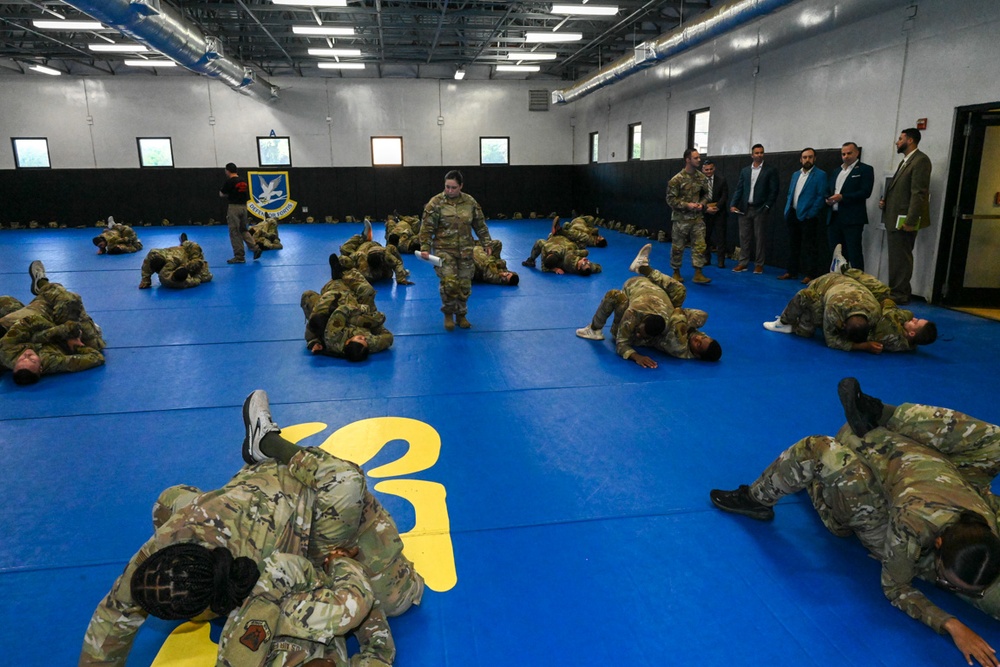 Chris Wingate and Javier Salinas visit Joint Base San Antonio-Lackland