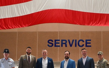 Chris Wingate and Javier Salinas visit Joint Base San Antonio-Lackland