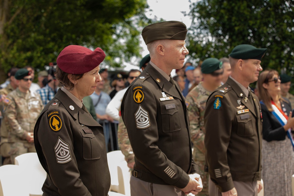 Easy Company honored at memorial ceremony during D-Day 80