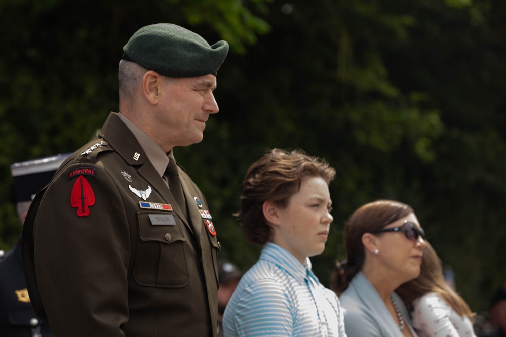 Easy Company honored at memorial ceremony during D-Day 80