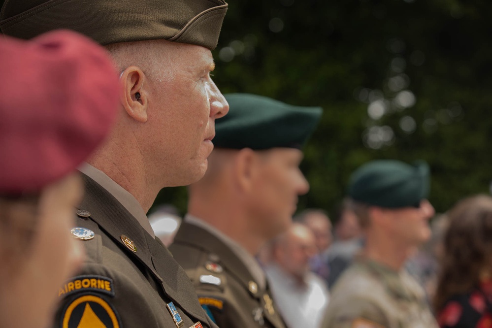 Easy Company honored at memorial ceremony during D-Day 80