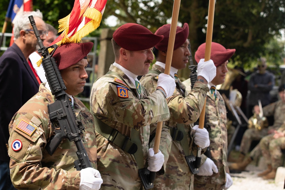 Easy Company honored at memorial ceremony during D-Day 80