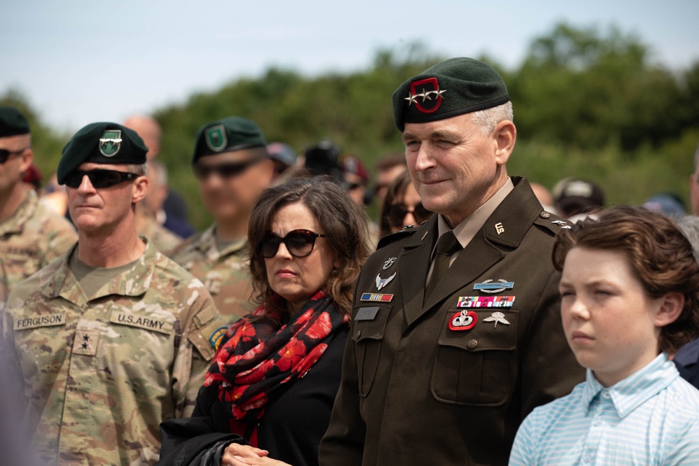 Easy Company honored at memorial ceremony during D-Day 80