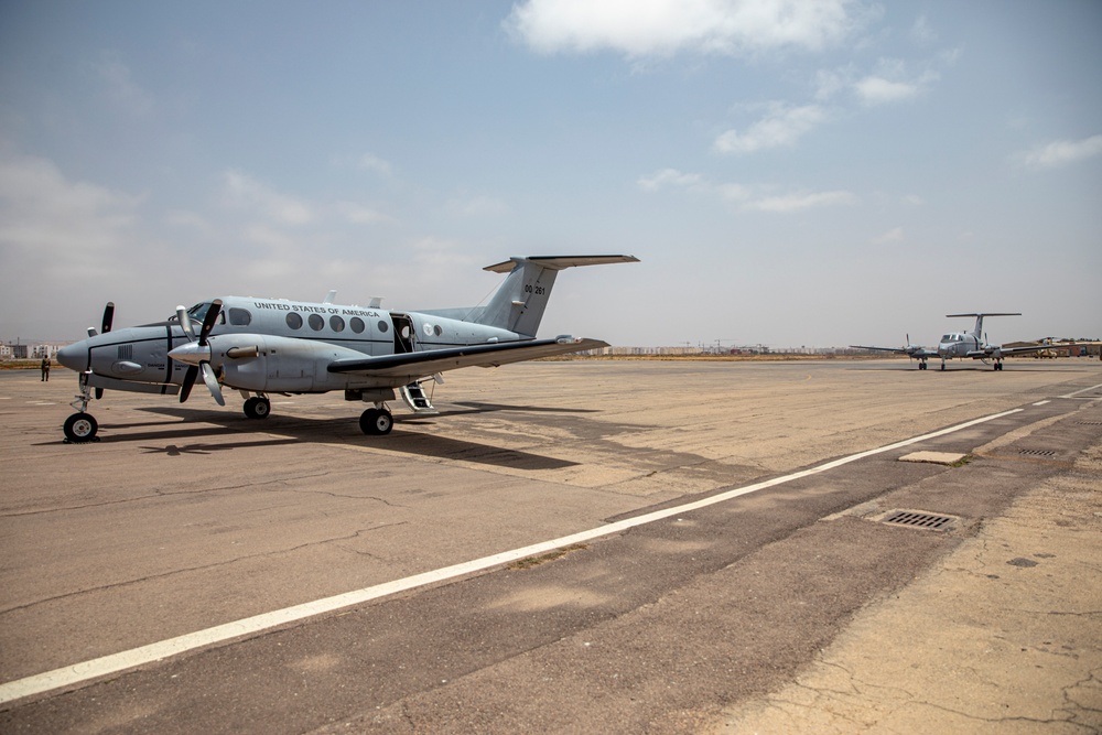 244th ECAB Flight Operations at Exercise African Lion