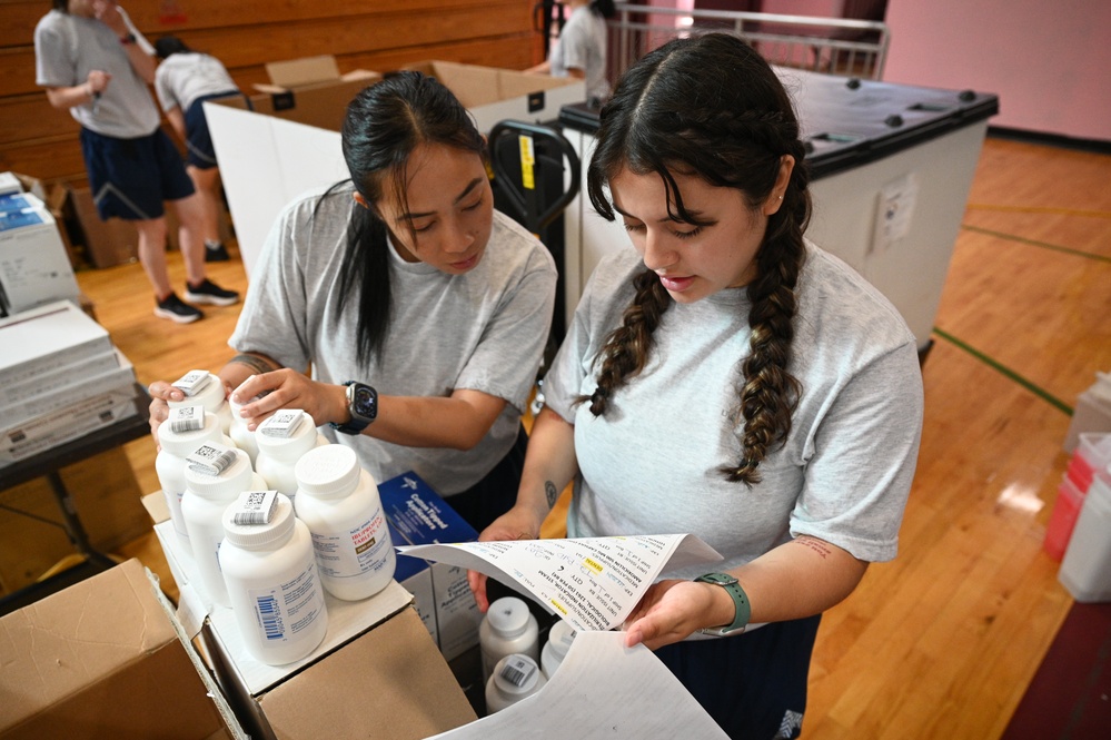 Airmen provide medical services to hundreds of residents at no cost during Virgin Islands Wellness mission