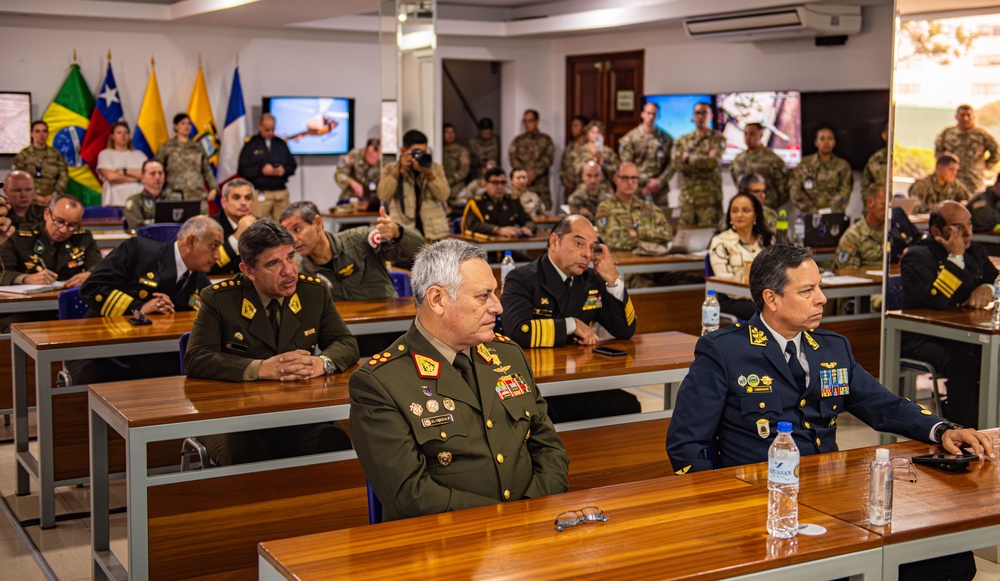 RS24: Peruvian Armed Forces leaders visit during morning CUB