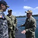 Commodore LeRaye Visits USS Vermont