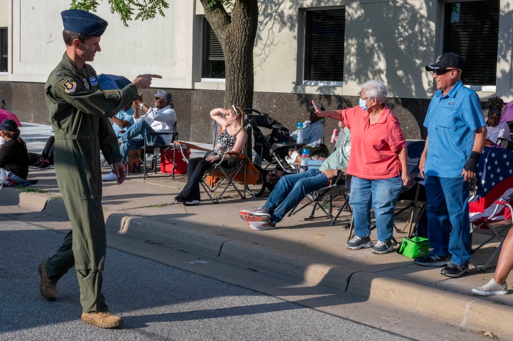 McConnell Airmen attend Star Lumber Sundown Parade