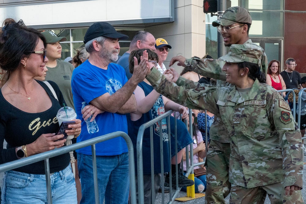 McConnell Airmen attend Star Lumber Sundown Parade