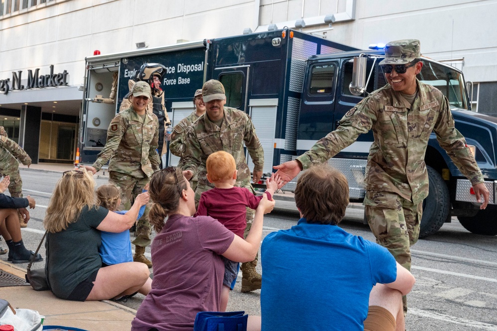 McConnell Airmen attend Star Lumber Sundown Parade