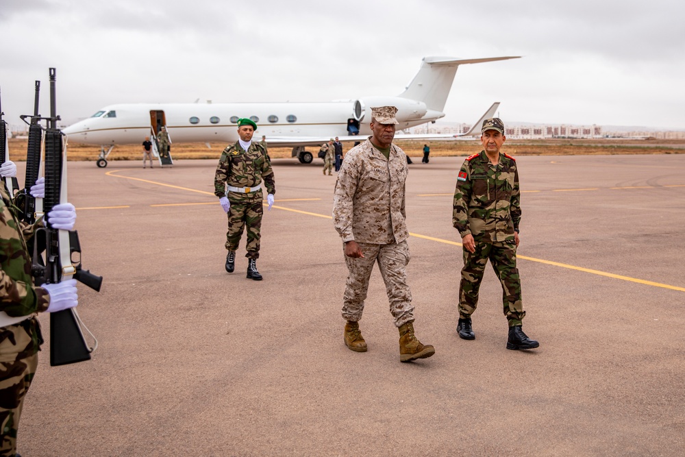 DVIDS - Images - AFRICOM Commander arrives in Morocco for African Lion ...