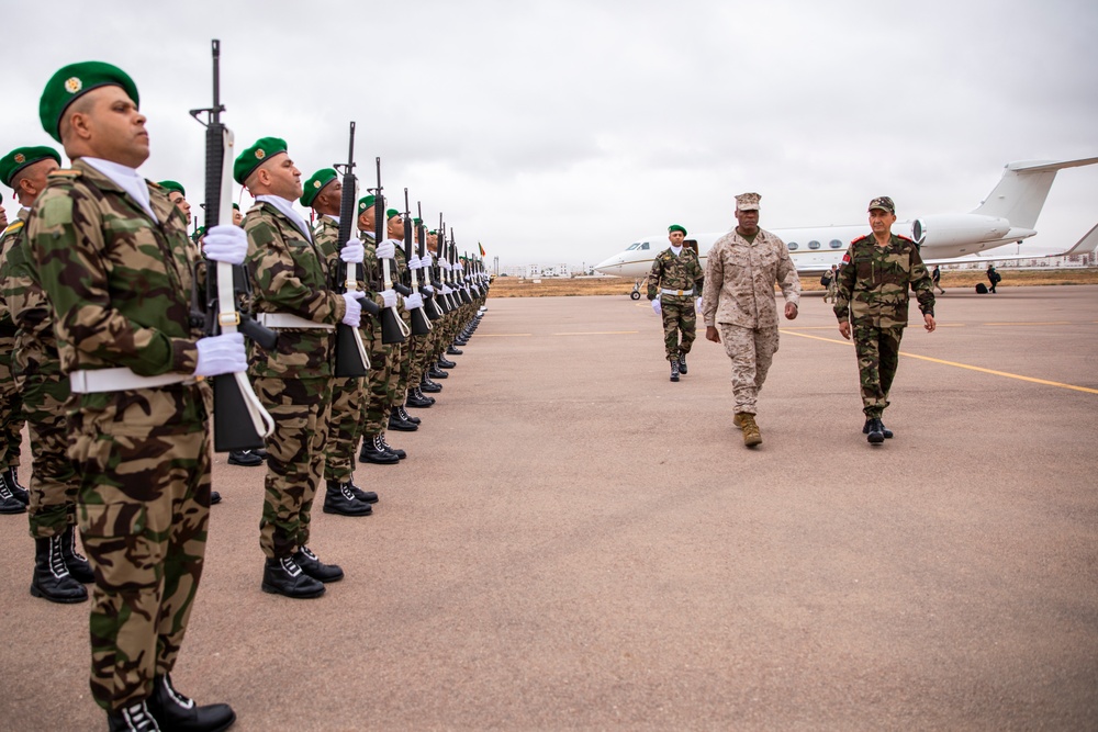 AFRICOM Commander arrives at African Lion 2024