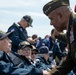 Arrival of WWII veterans in Normandy