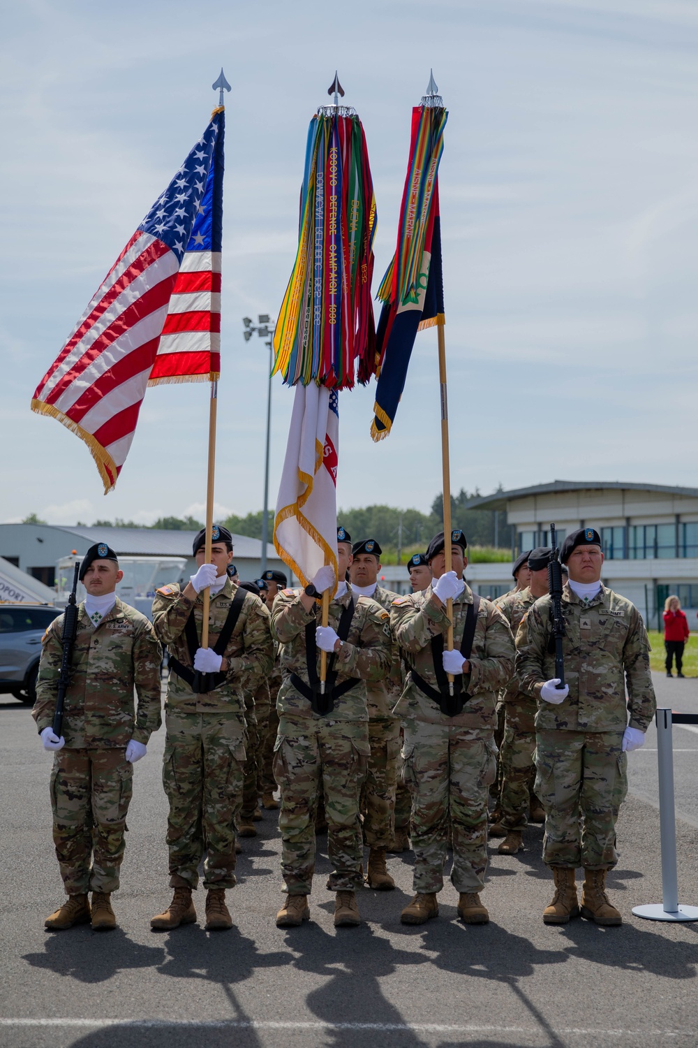Arrival of WWII veterans in Normandy