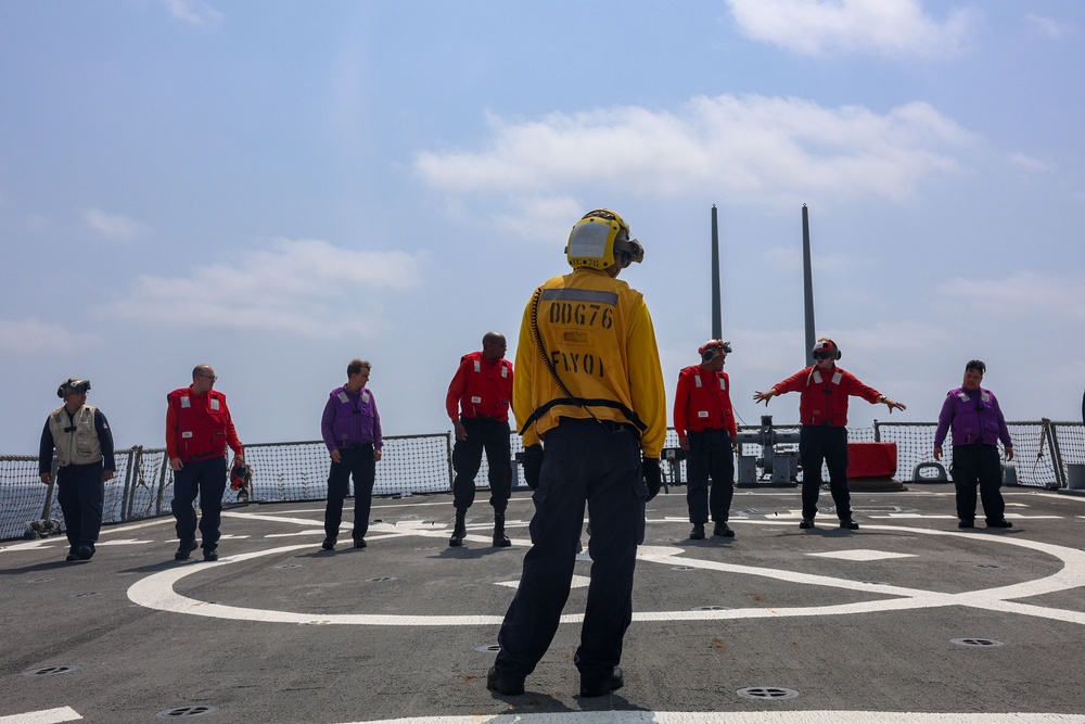 USS Higgins (DDG 76) Conducts Routine Operations in the Philippine Sea