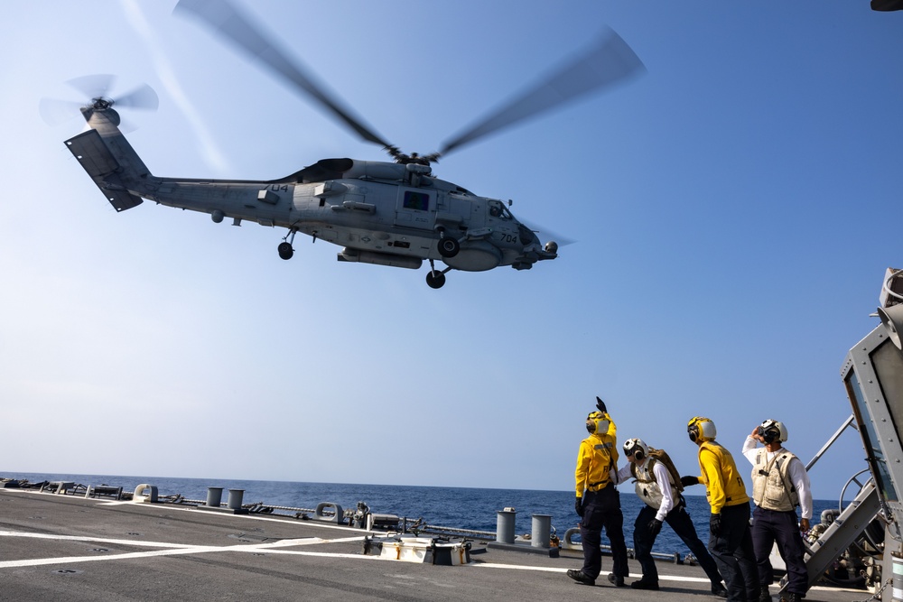 USS Higgins Flight Ops