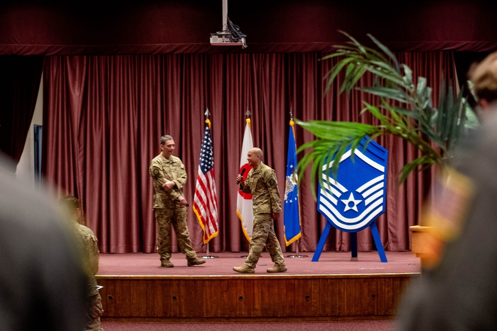 Yokota celebrates newest master sergeants