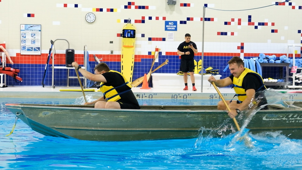 Arctic Angel Rendezvous Week Canoe Tug of War Competition