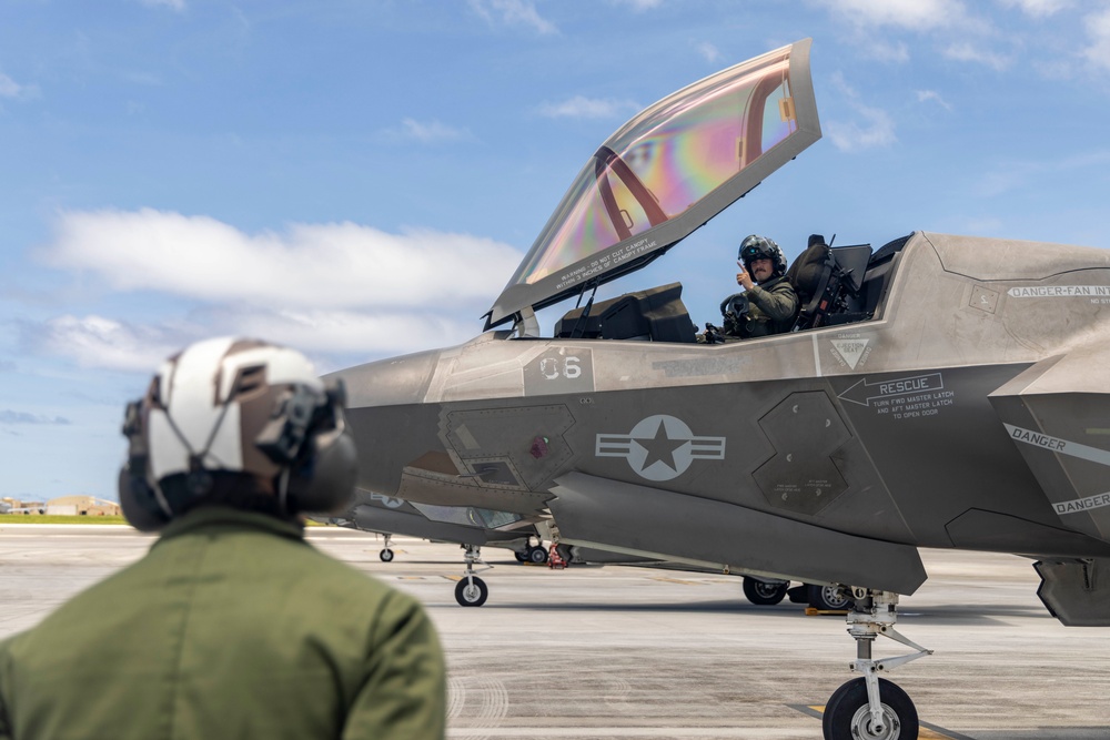 Green Knights take to the skies in Guam